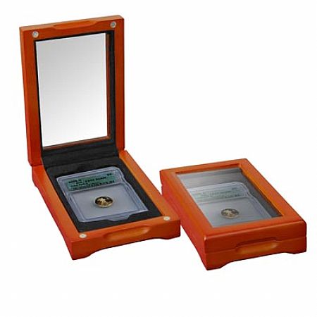 Coin Box -  Single Slab with Clear Acrylic